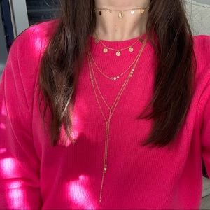 💕 4 for $20 Stacked Gold Necklace